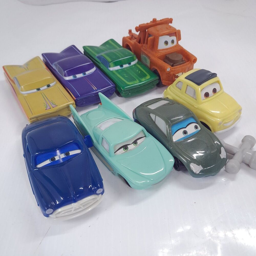 McDonald's Happy Meal toys Disney Pixar Cars set 8 Ramone Luigi Hudson Mater Flo